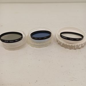Camera filter lens Hoya Tiffen Promaster. Lot of 3